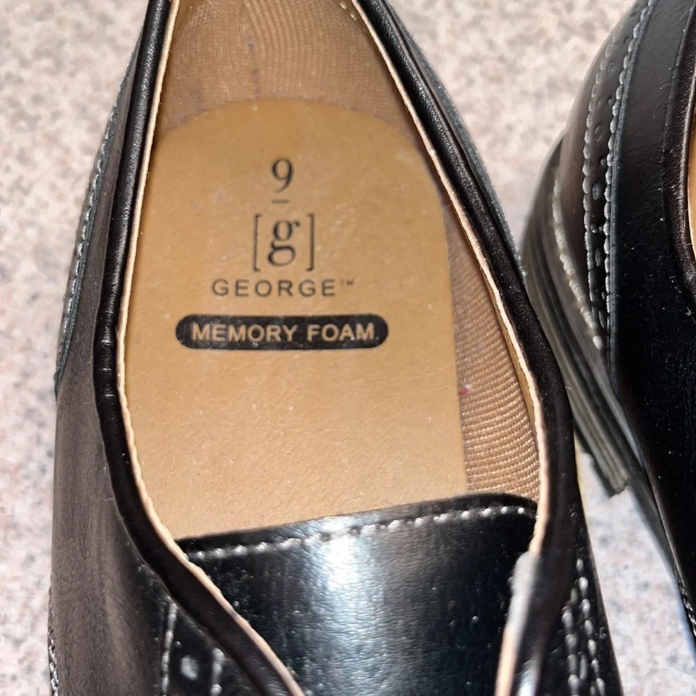 Brand New Never worn Men Dress shoes. Black with black laces.